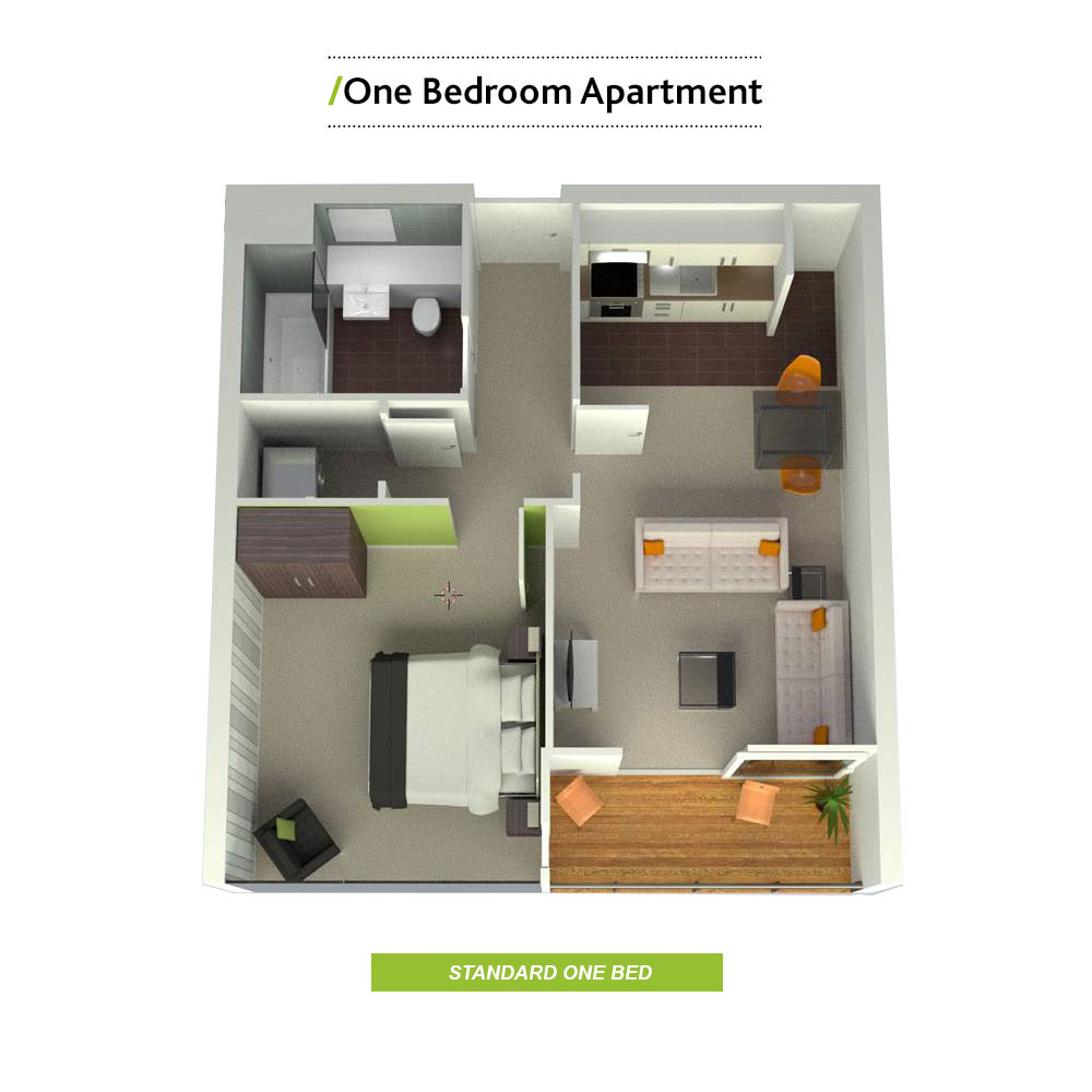 1 Bedroom Apartment Velocity Village Sheffield